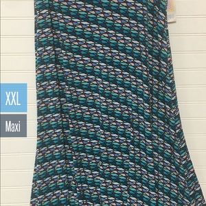 LuLaRoe maxi skirt size 2XL